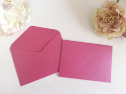 Metallic Fushcia Hot Pink C6 envelopes to fit A6 size cards Sydney Australia