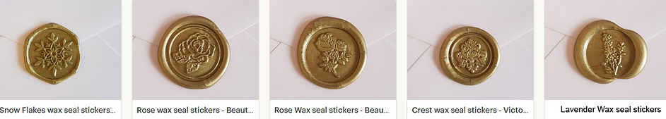 Wedding wax seal envelop stickers Sydney, Australia