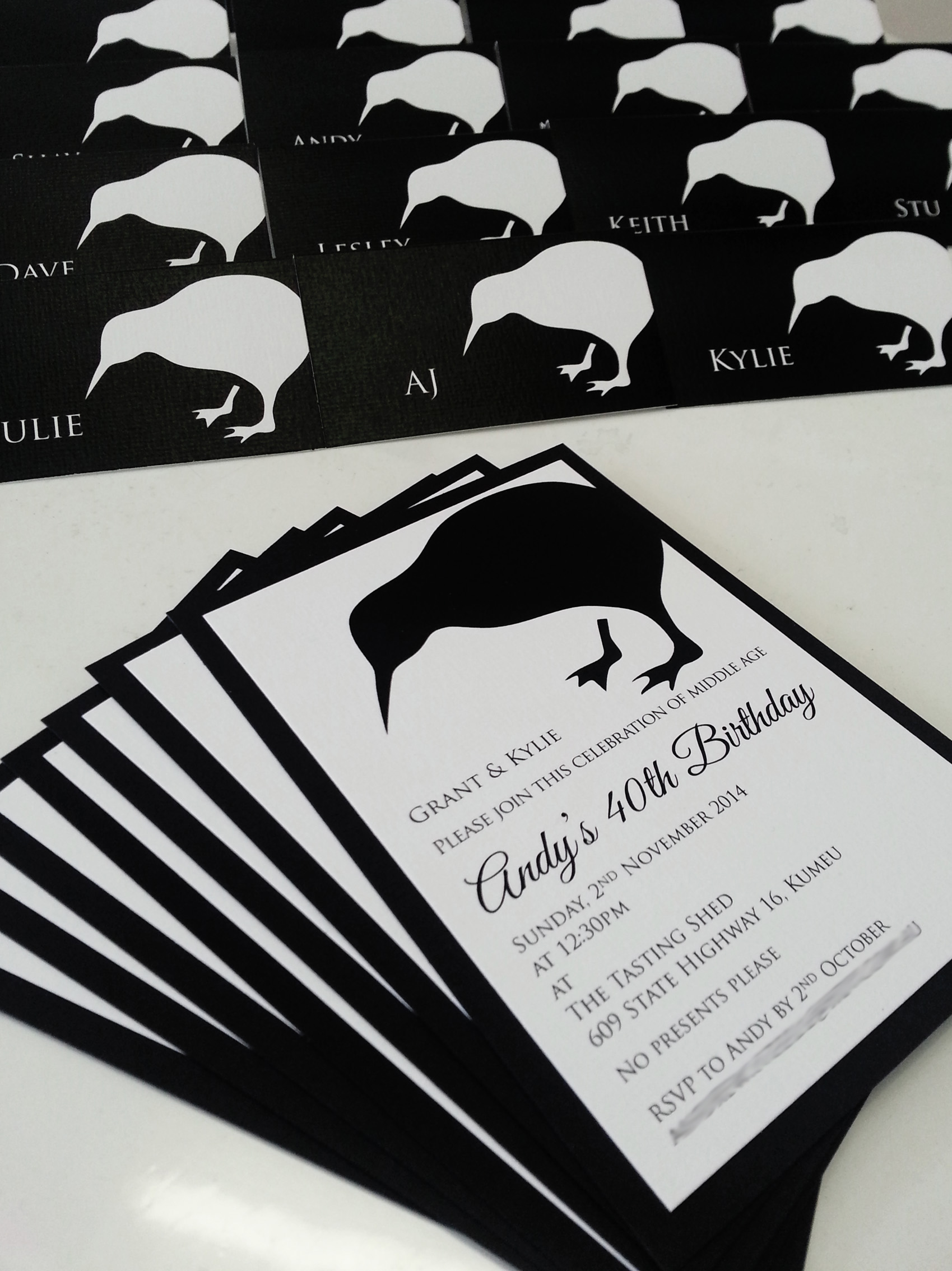 Birthday Invitations and Anniversary Invitations Sydney PURE INVITES