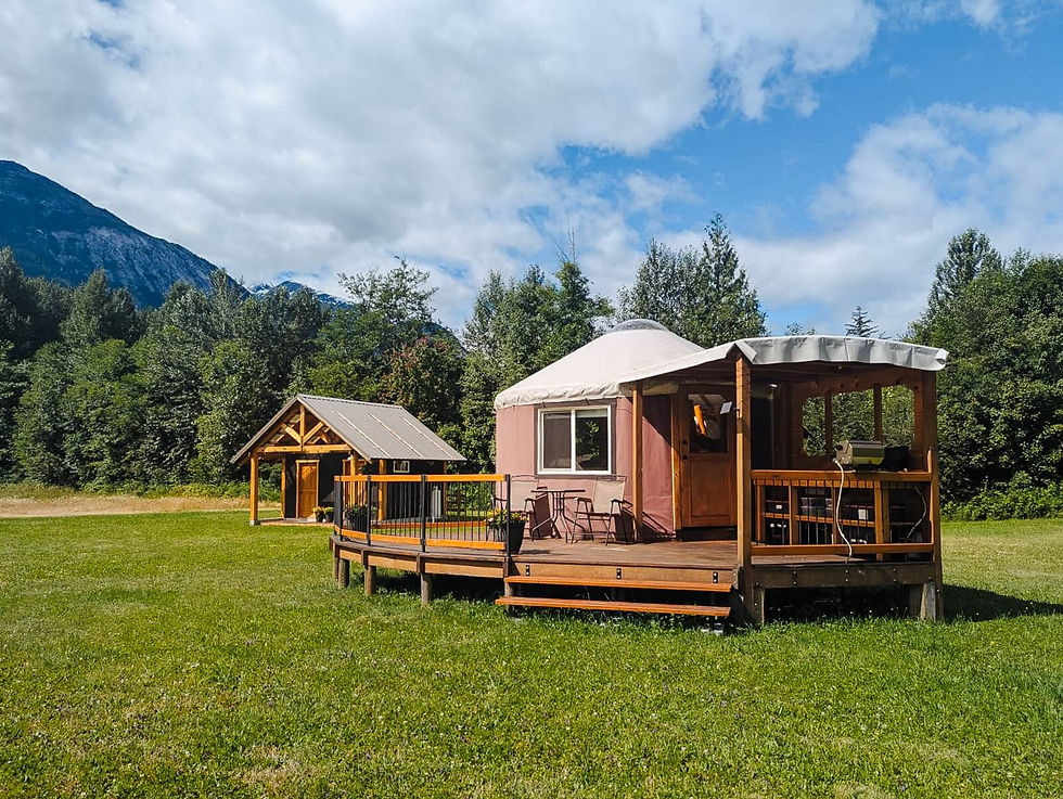 Yurt Accommodation In Bella Coola Bc