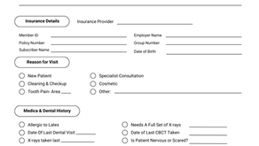 New Patient Phone Call Intake Form