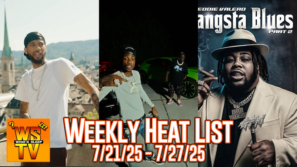 Weekly Heat List 🔥 (7/21/25 - 7/27/25)