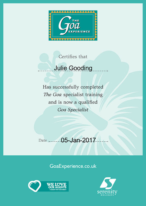 The Goa Experience specialist training