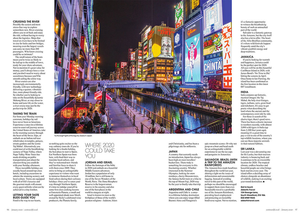 Where to?, West Essex Life - January 2020