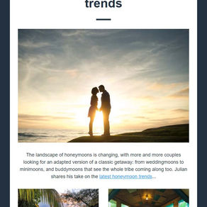 Abbotts Travel Newsletter - The Latest Honeymoon Trends