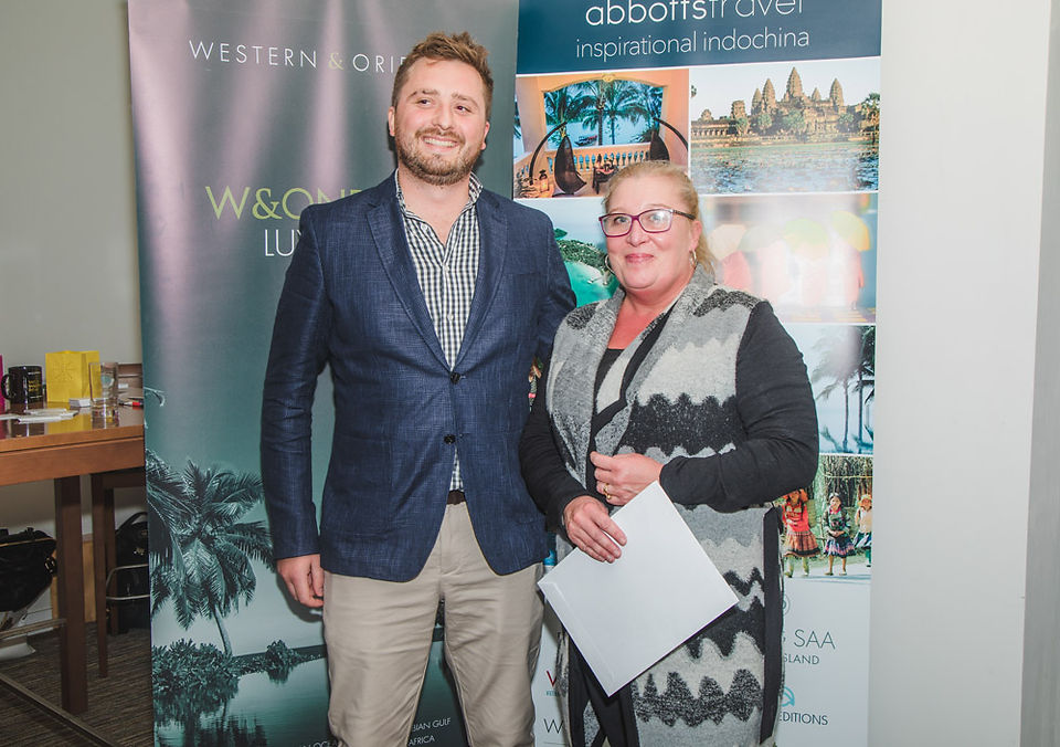 61 Prize Winner Jenni Cooper-Rendu with Luke from Finca Cortesin