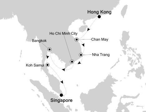 Singapore to Hong Kong Cruise