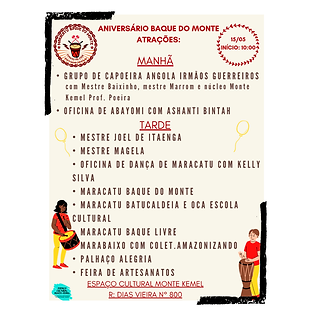 3 anos do Grupo Percussivo Baque do Monte