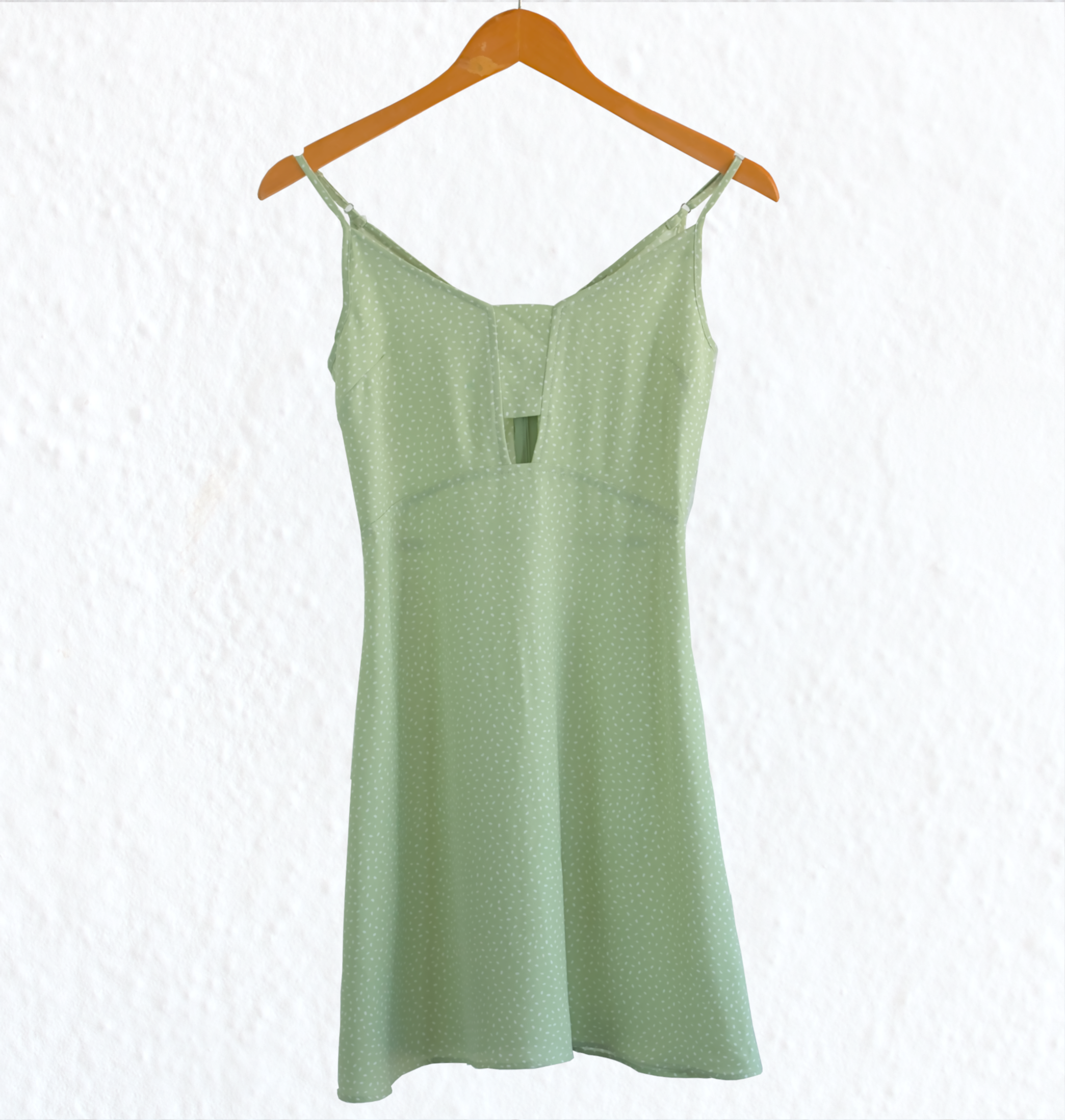 VESTIDO VERDE ESTAMPADO