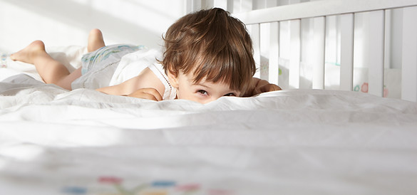 Jongen op een Bed