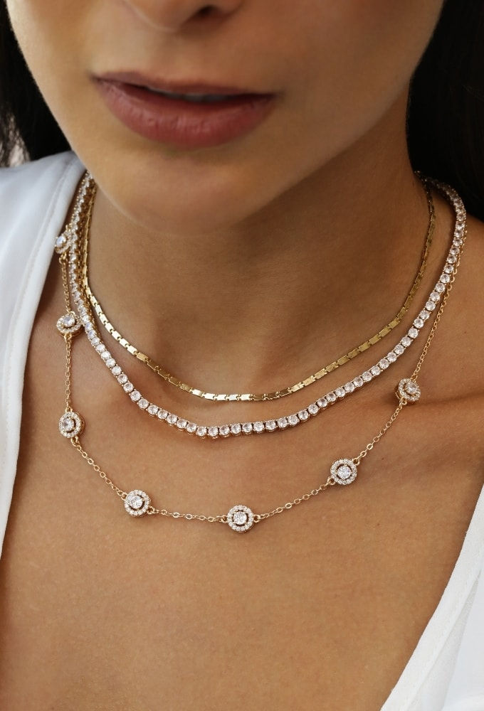 Miniatura: CHOKER RIVIERA CRISTAL