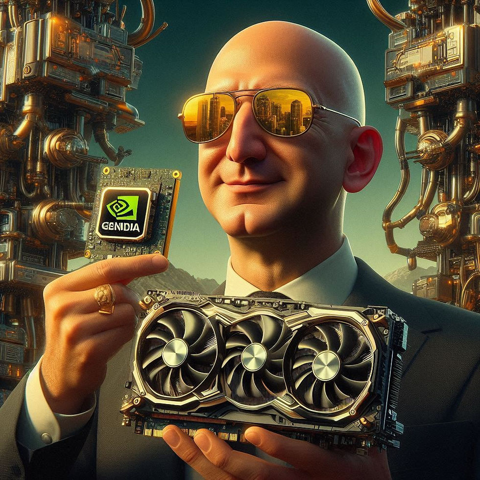Jeff Bezos investeert nu in deze onbekende Nvidia concurrent