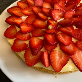 Erdbeer-Pudding-Torte