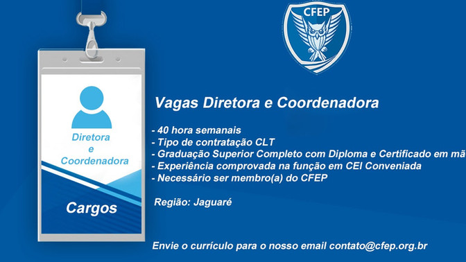 Vaga de emprego em Jaguaré - SP