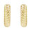 Thumbnail: Hinged Rope Hoop Earrings