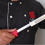 Cuchillo jamonero anti-accidentes