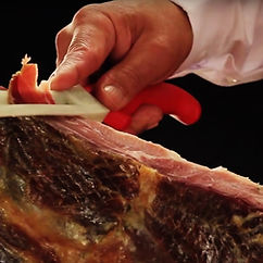 Cuchillo jamonero anti-accidentes