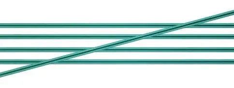paquet de 5 aiguilles double pointes en zing 3.25mm