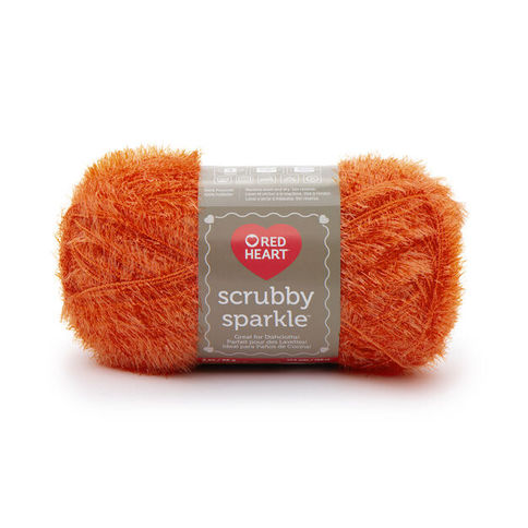 balle de ficbre redheart scrubby sparkle de couleur r851.8260