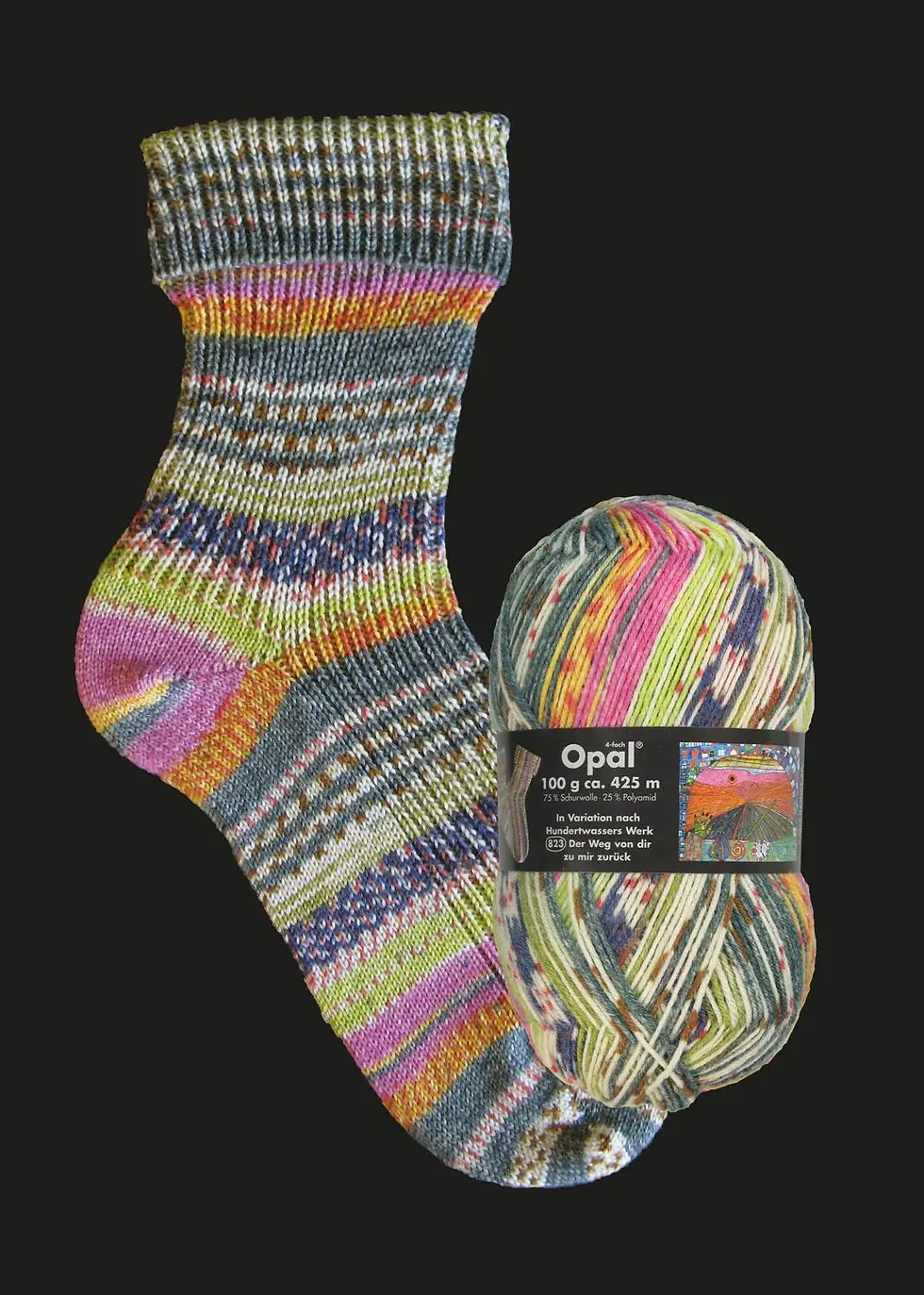 Pelote de laine à bas OPAL 2107
