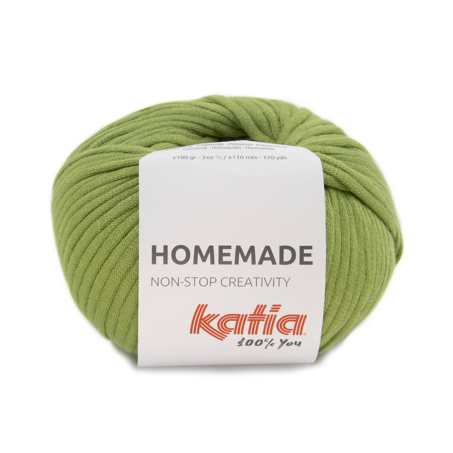 balle de laine KATIA HOMEMADE 104 menthe verte