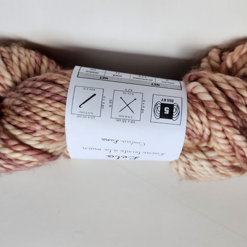 ÉCHEVEAU DE LAINE DE LELO DE COULEUR luna BULKY