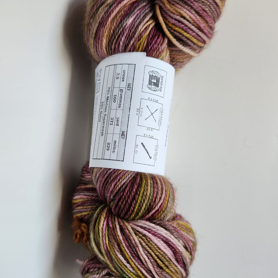 écheveau de laine lelo de couleur Laetitia 100g