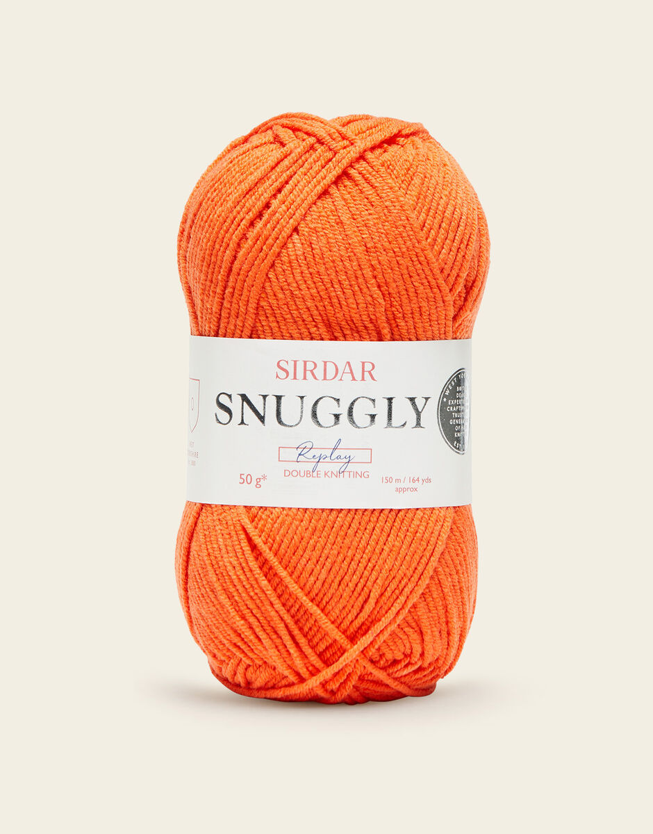 balle de laine SIRDAR SNUGGLY REPLAY CARROT CRUSH 126