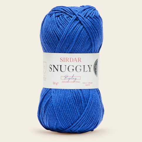 balle de laine SIRDAR SNUGGLY REPLAY BLAST OFF BLUE 129