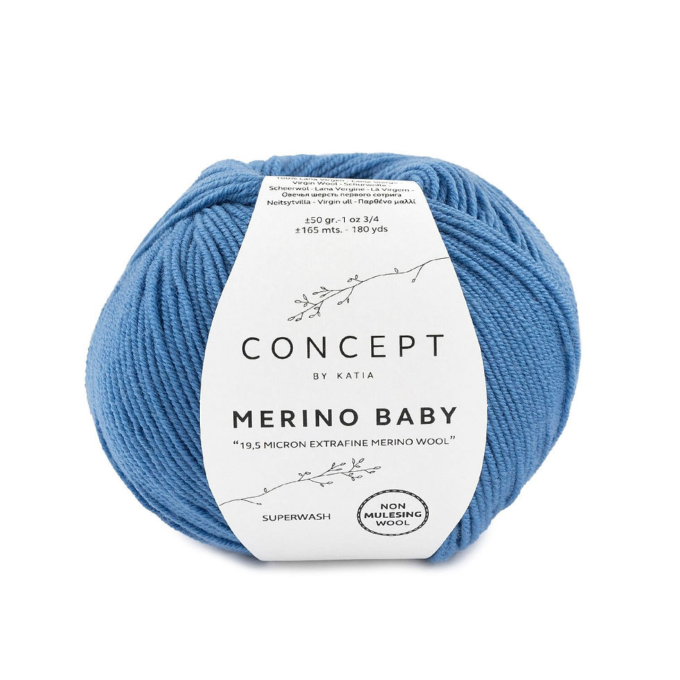balle de laine katia concept merino baby de couleur 44