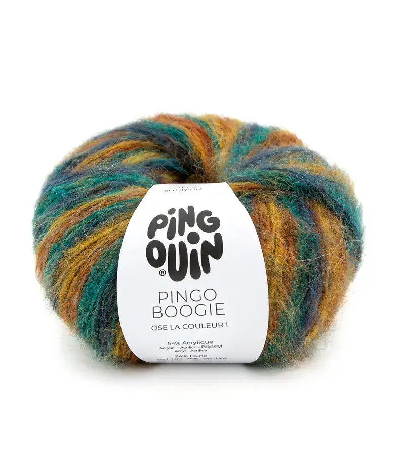 Balle de laine pingouin Pingo Boogie couleur 2627 Électro