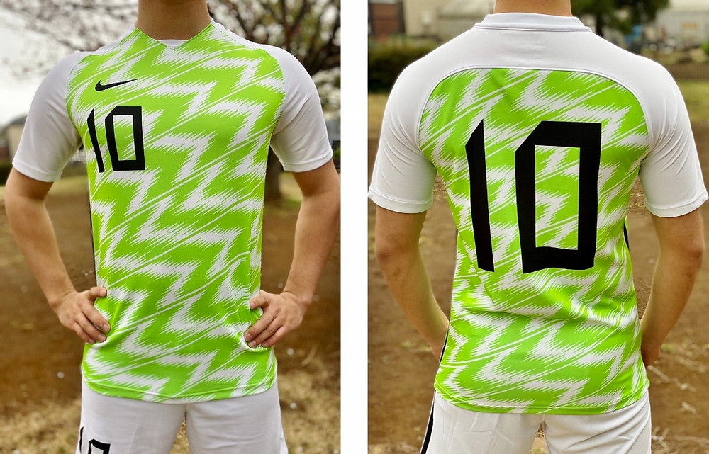 最新デザインのサッカー フットサル ユニフォーム Nike Gpx6 カスタムオーダー