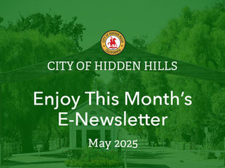 Read May's E-Newsletter