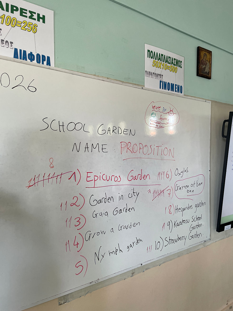 School Garden name propositions. Credits : A.LIdec