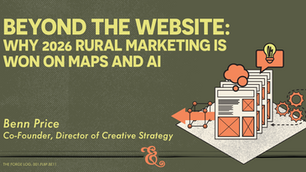 Blog header image: Beyond the website why 2026 Rural Marketing is won on maps and AI