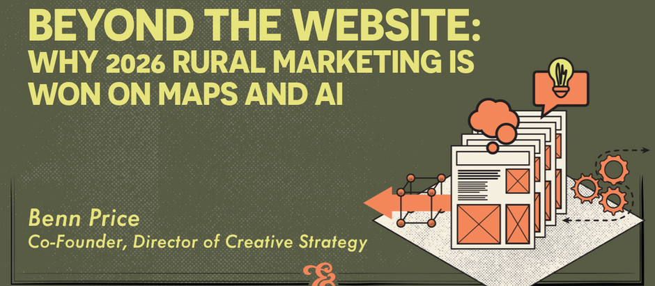 Blog header image: Beyond the website why 2026 Rural Marketing is won on maps and AI