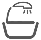 Small Tub Vector Icon