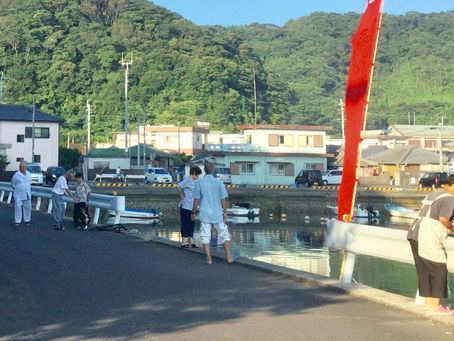 こしきの…今日 *水神社で安全祈願*