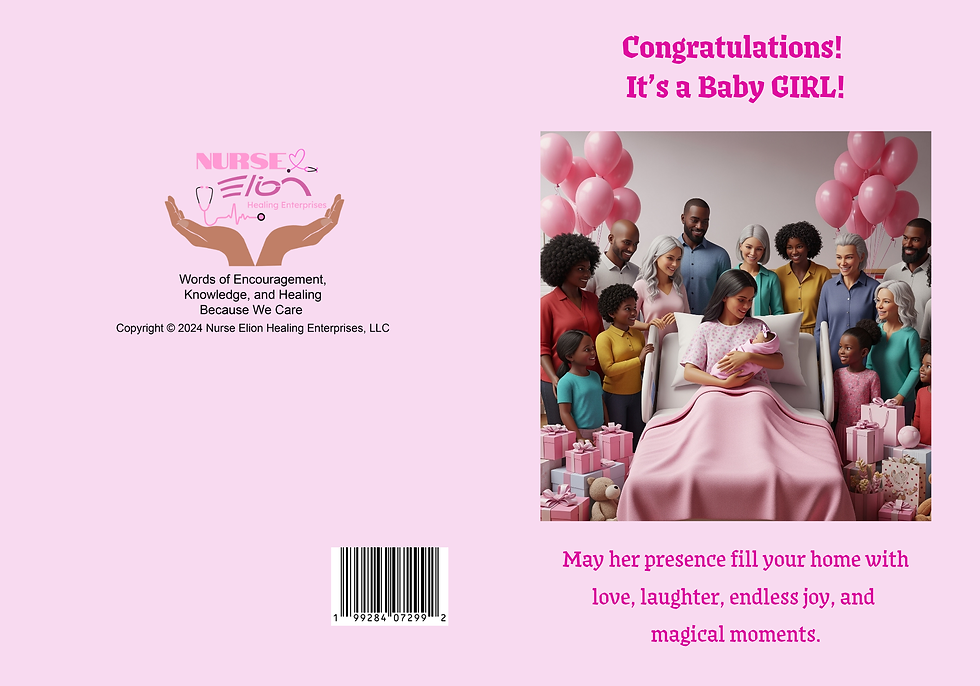 Thumbnail: Mixed Family It's A Girl with Standardized After-Care Instructions and Education