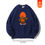 Thumbnail: Trendy original cartoon bear print crew neck sweatshirt, new autumn/winter