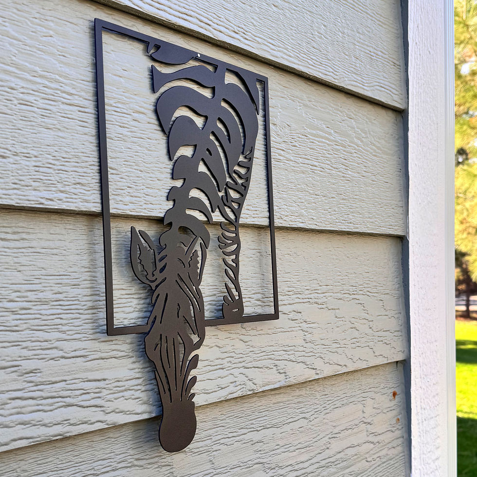 Thumbnail: Zebra Metal Wall Art – Modern Safari Animal Silhouette | 16-Gauge Steel African