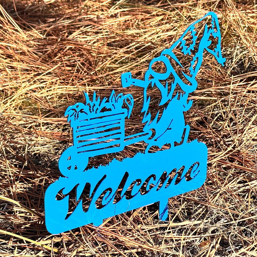 Gnome Welcome Metal Yard Stake – Whimsical Garden Decor for Outdoor Spaces |