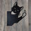 Thumbnail: Rude Cat Metal Sign, Funny Middle Finger Cat Wall Art, 16 Gauge Steel Outdoor De