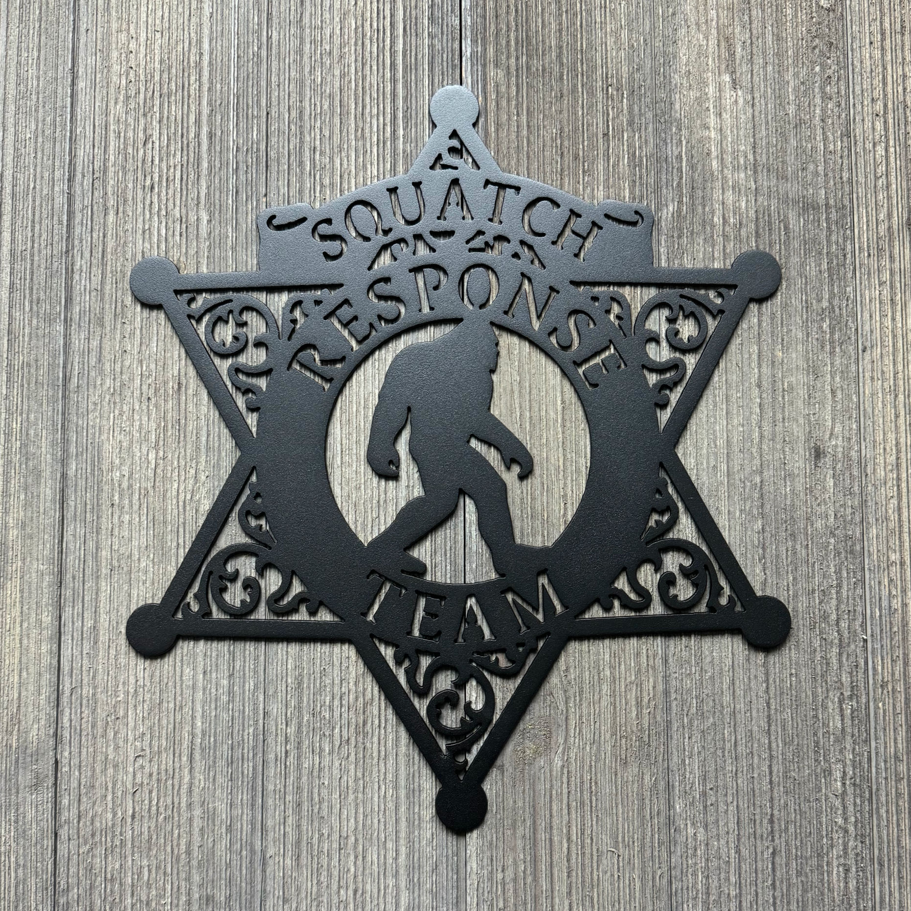 Squatch Response Team Sheriff Badge