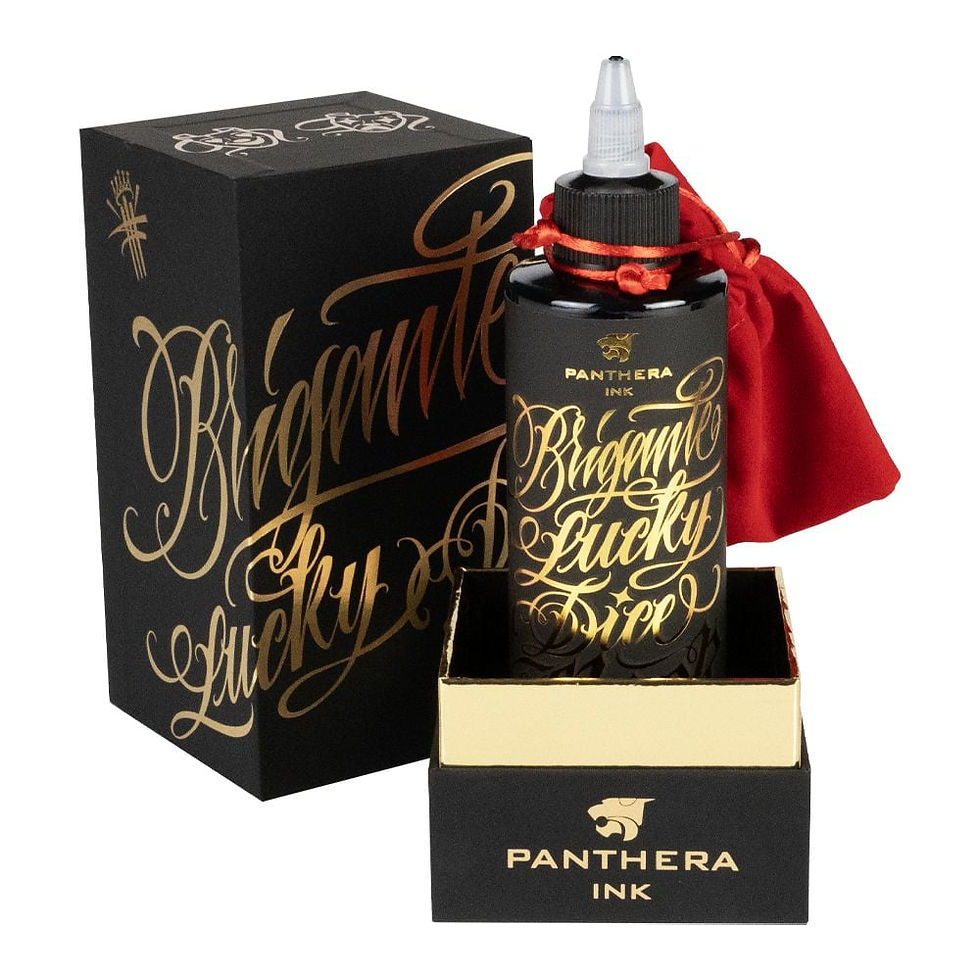Panthera Ink - Brigante Lucky - Tatoo Farbe - Dice Black (200 ml)