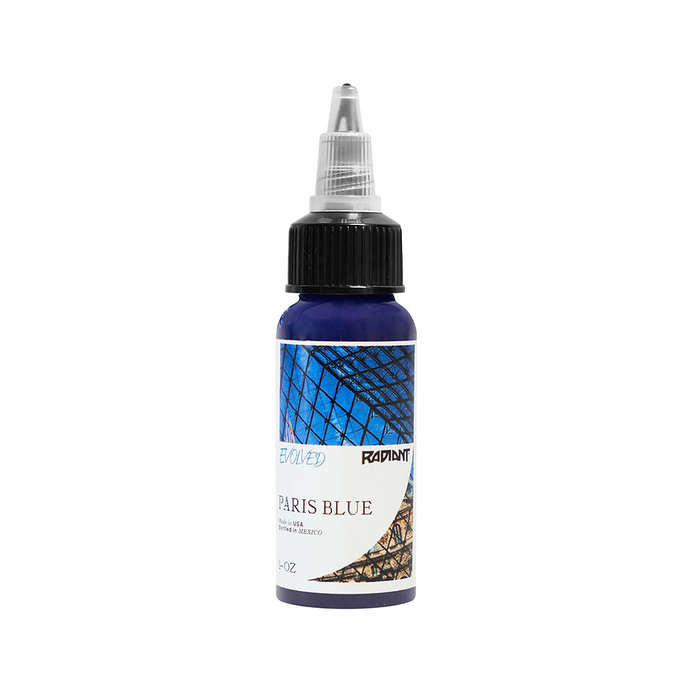 Radiant Evolved - Tattoo Farbe - Paris Blue 30 ml