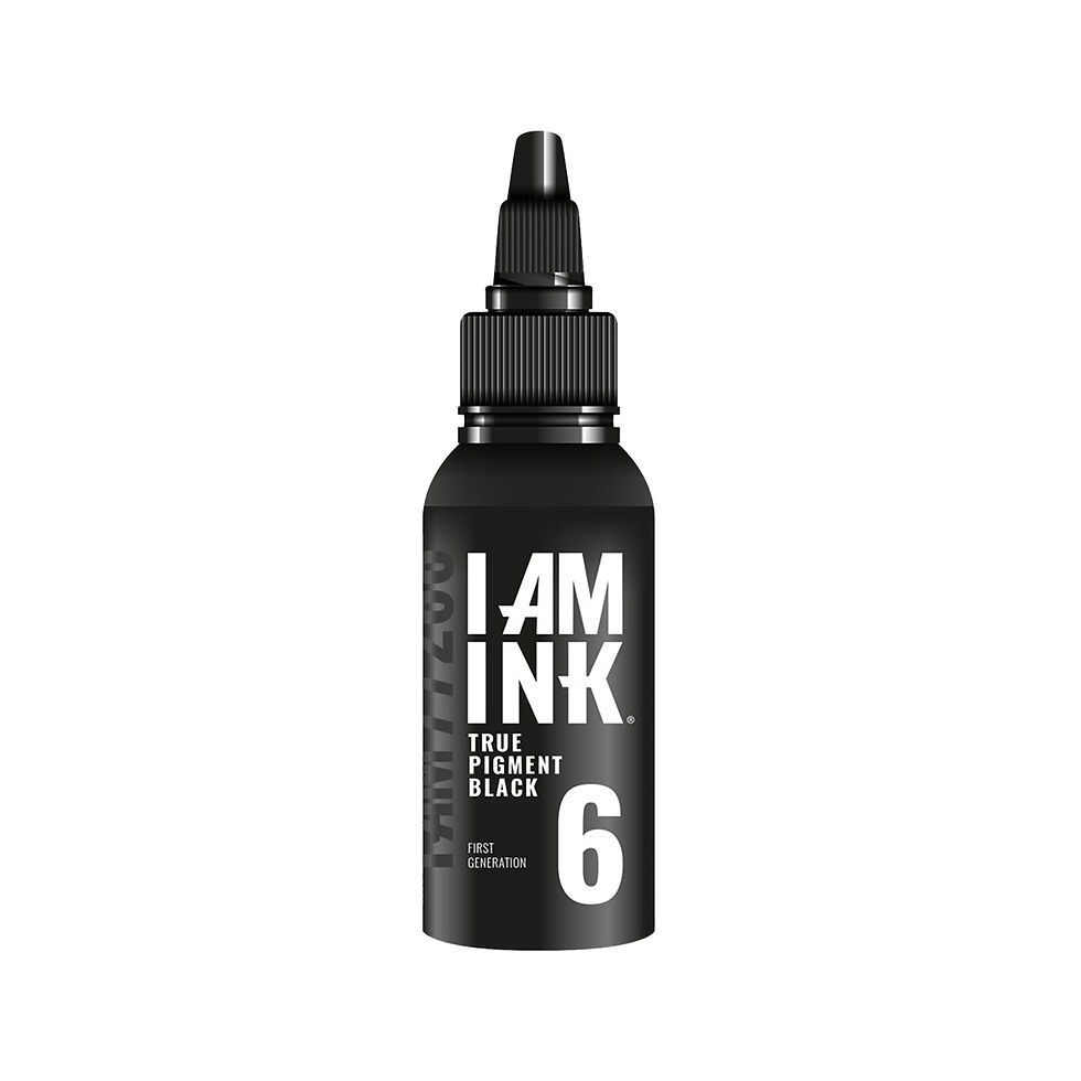 I AM INK First Generation 6 - Tattoo farbe - True Pigment Black 50 ml