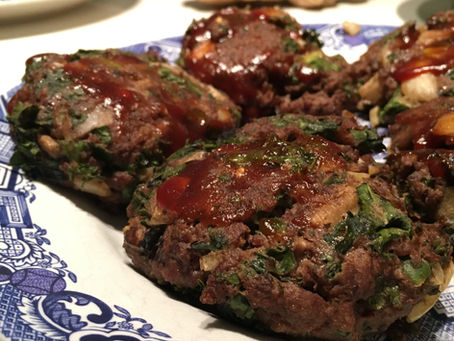 Jalapeno Mushroom Kale Burgers