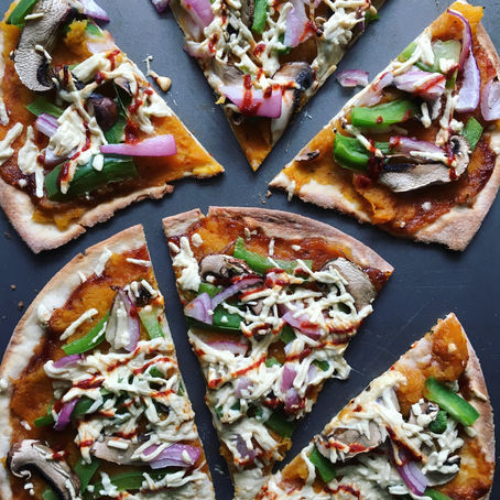 Summer BBQ Veggie Pizza