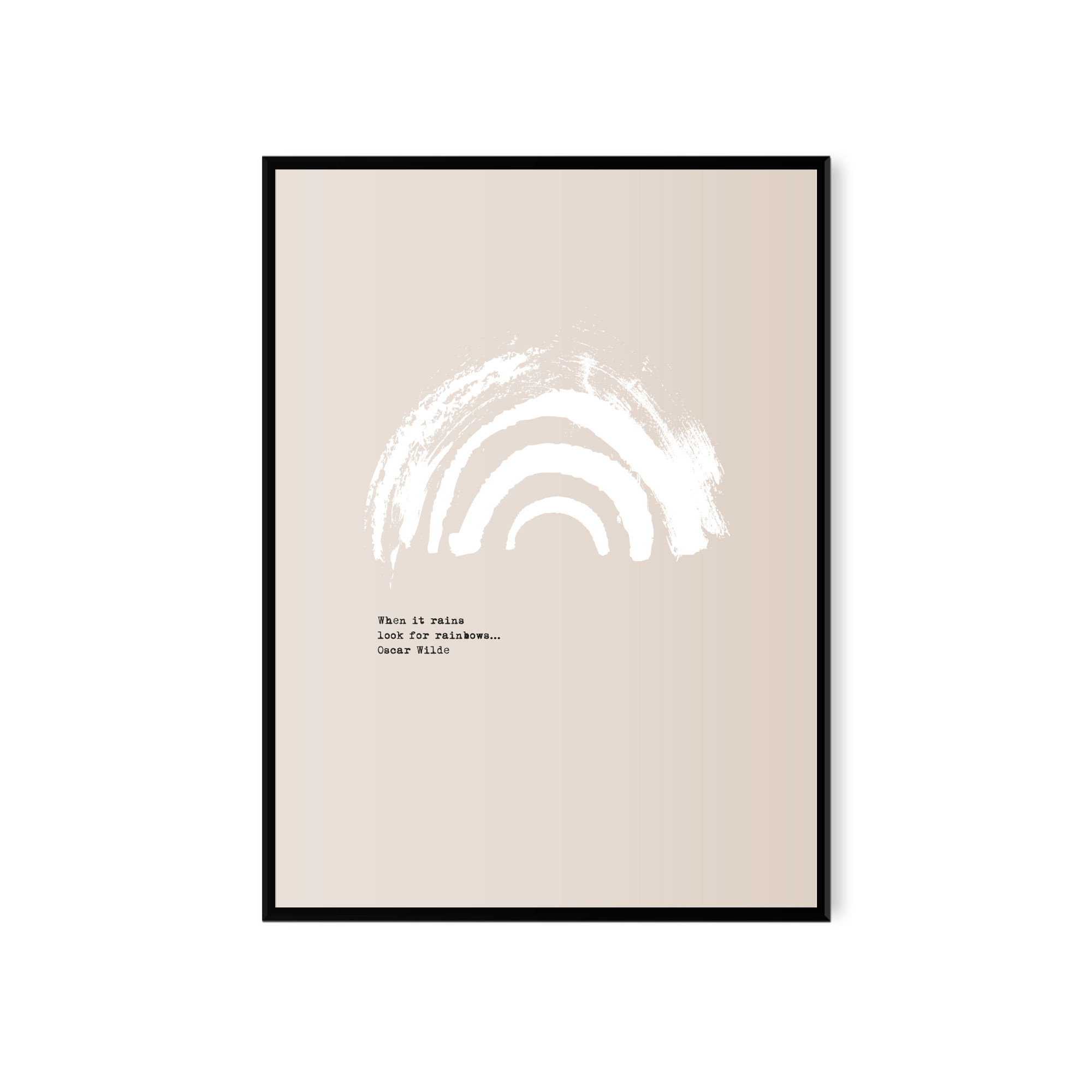 NUDE COLOR RAINBOW פוסטר קשת במגוון גדלים